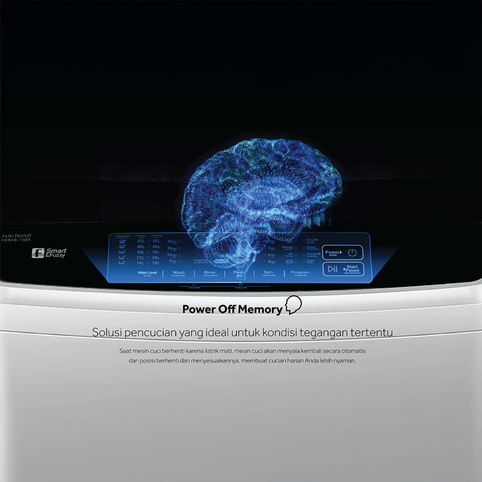 Aqua Mesin Cuci 1 Tabung Top Loading 9 KG - AQW-99DD | AQW99DD